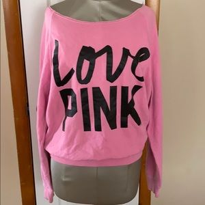 Victoria’s Secret pink sweatshirt